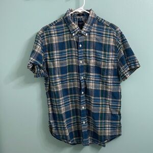 J Crew Short Sleeve Button Down